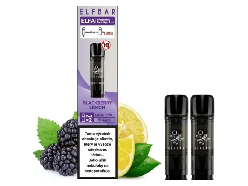 Elf Bar Elfa POD náplň Blackberry Lemon