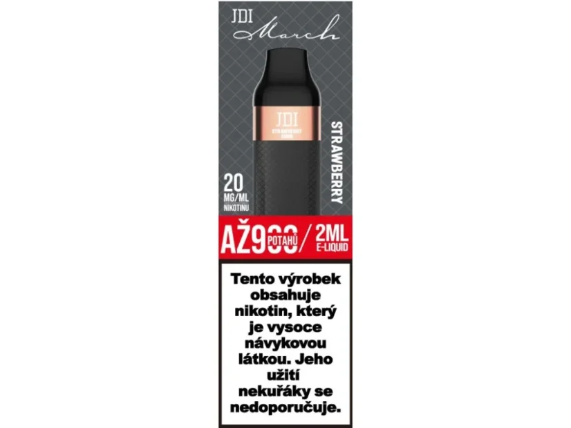 JDI March jednorázová e-cigareta Strawberry