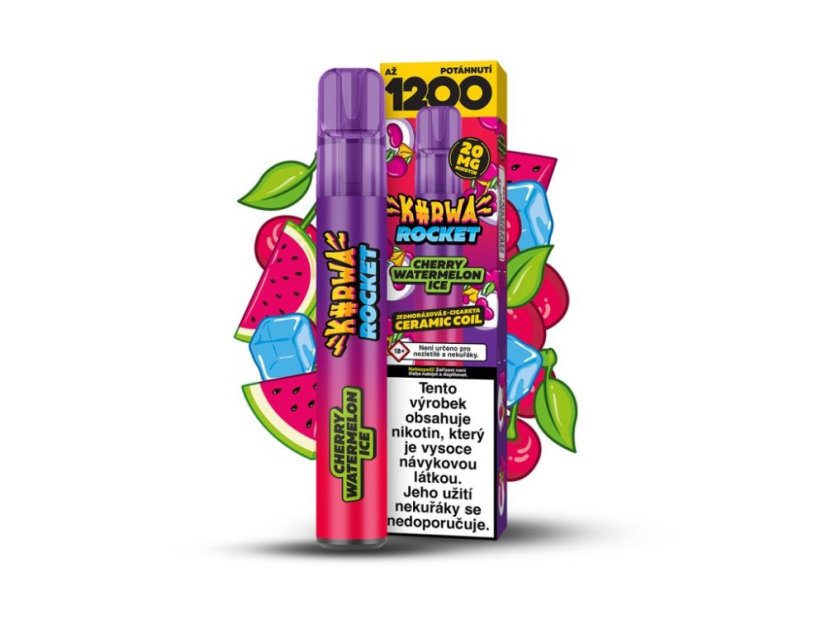 KURWA ROCKET CHERRY WATERMELON ICE