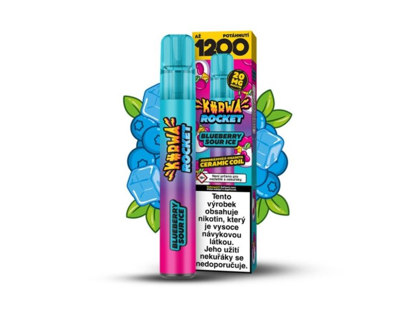 KURWA ROCKET BLUEBERRY SOUR ICE
