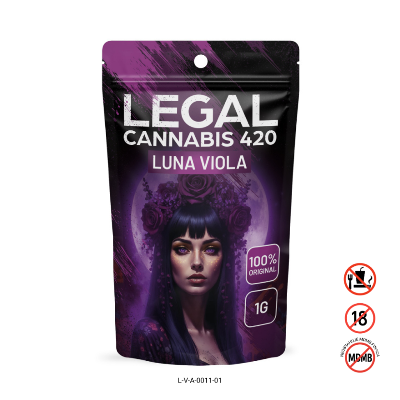 06 2+1g Legal Cannabis 420 - Luna Viola