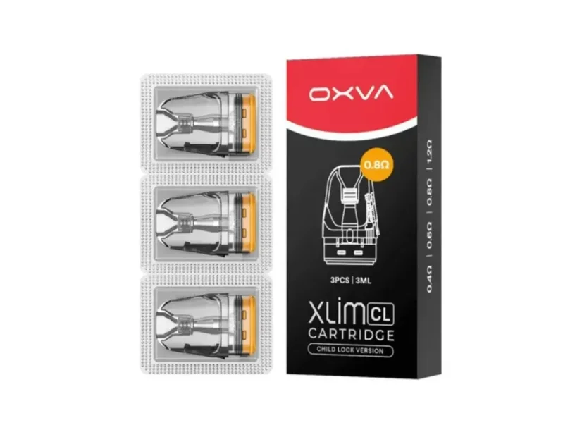 06 OXVA Xlim CL/V3 - Pod Cartridge 2ml - 3ks (balení) - Top Fill - 0,8 ohm