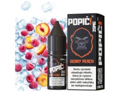 E-liquid POPIČ! Salt - Berry Peach (Lesní Plody a Broskev) 20mg