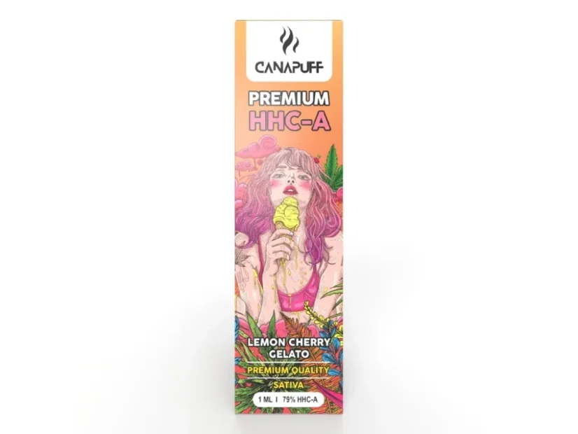 Lemon Cherry Gelato 79% HHC-A - CanaPuff - Jednorázovka - 1ml
