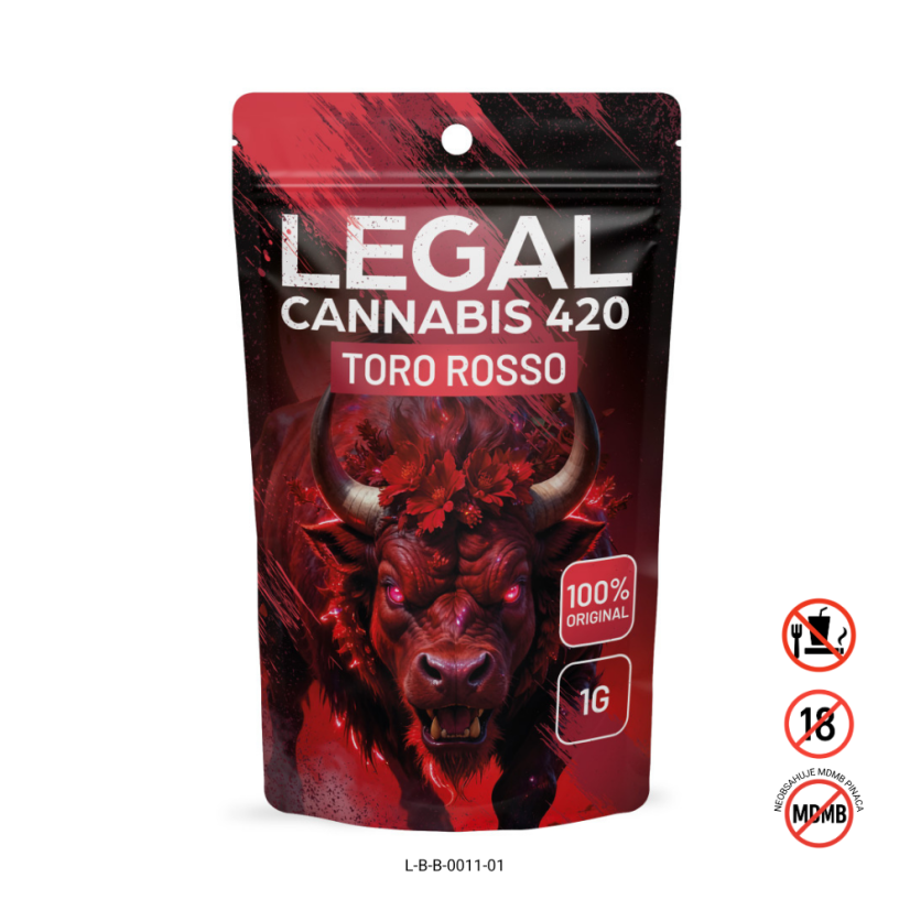 06 1,5g Legal Cannabis 420 - Toro Rosso