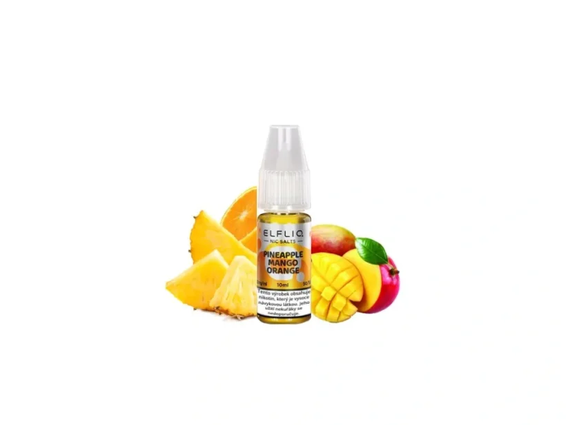 10 mg E-LIQUID ELF BAR ELFLIQ PINEAPPLE MANGO ORANGE 10ML - Bez kolku