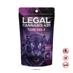 06 2+1g Legal Cannabis 420 - Tigre Viola