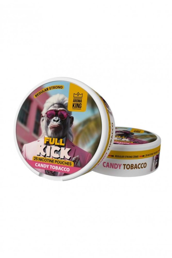 Aroma King Full Kick - nikotinové sáčky - Candy Tobacco - 20mg/g