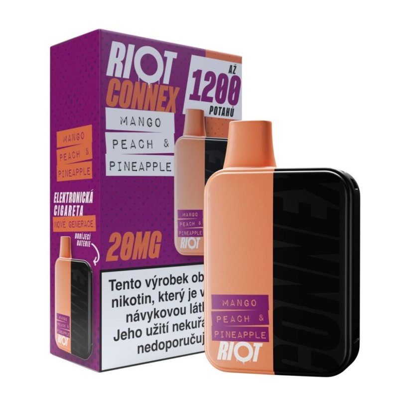 RIOT CONNEX STARTER KIT - MANGO PEACH PINEAPPLE - 20 mg