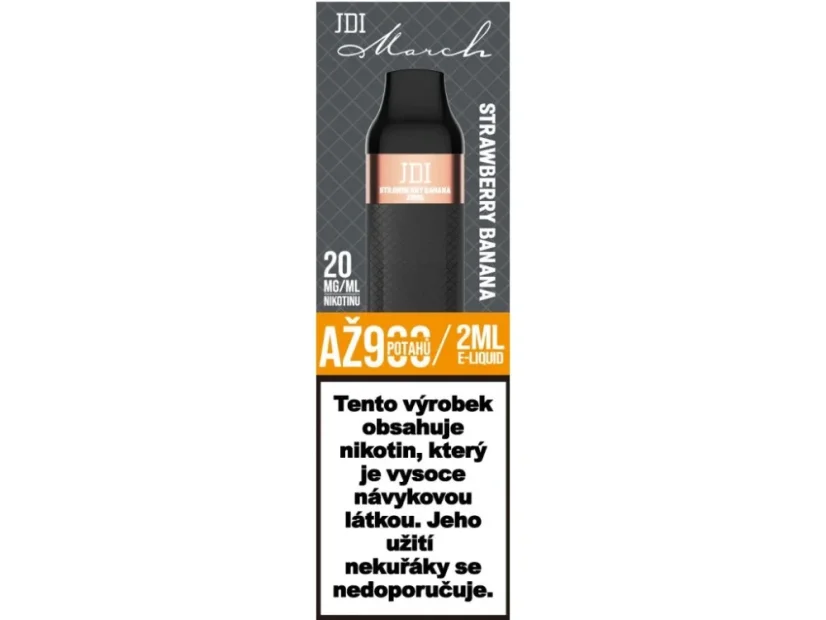 JDI March jednorázová e-cigareta Strawberry Banana