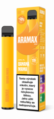 Aramax BAR 700 jednorázová e-cigareta Banana Mama (Banán) 20mg