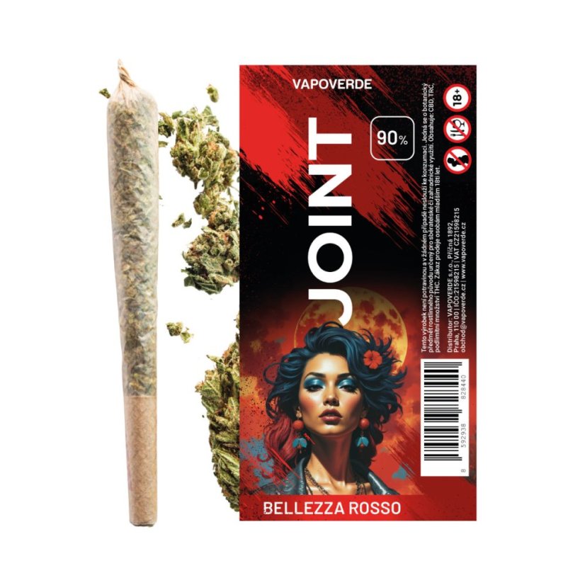 Vapoverde - bellezza rosso 90% - Legal Cannabis 420 JOINT