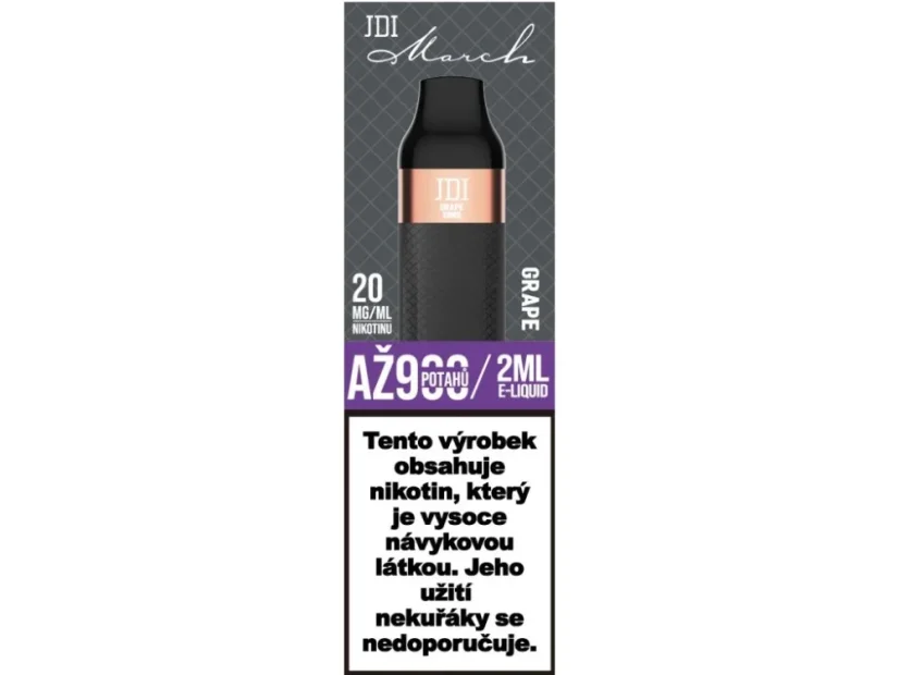 JDI March jednorázová e-cigareta Grape