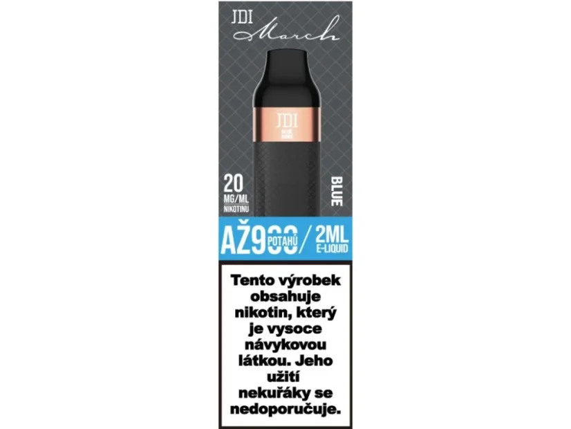 JDI March jednorázová e-cigareta Blue
