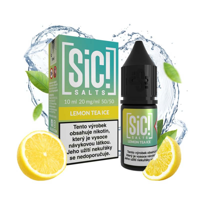 06 E-liquid Sic! Salts - Lemon Tea Ice 10ml 20mg