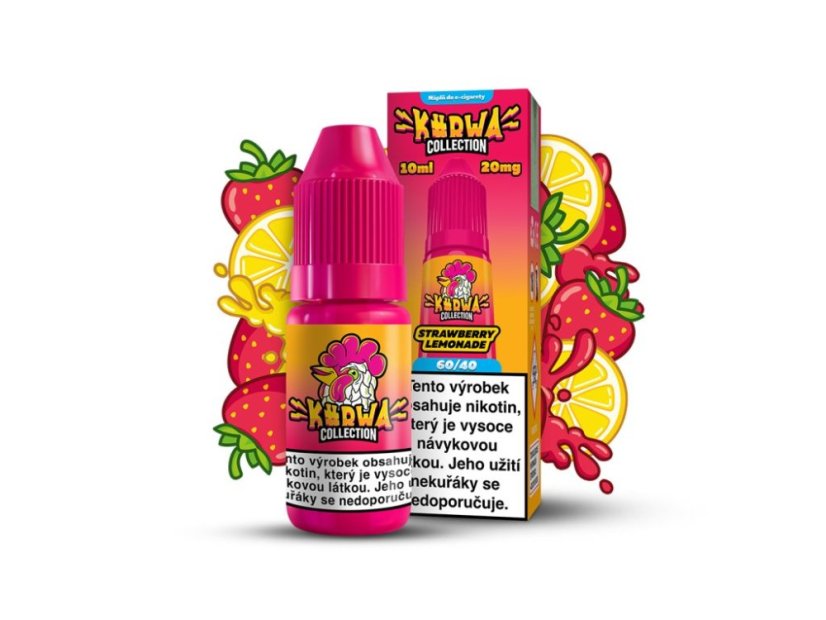 KURWA COLLECTION E-LIQUID STRAWBERRY LEMONADE