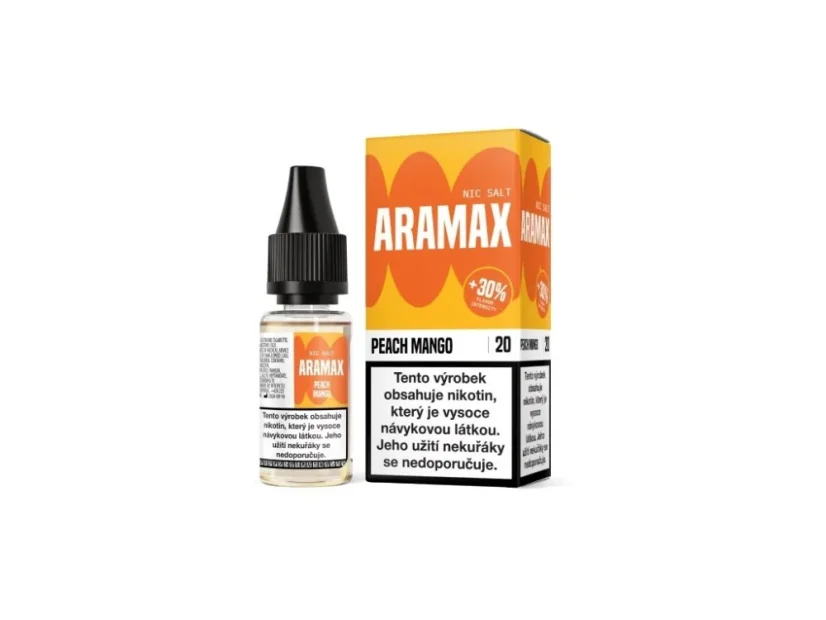 20mg - Aramax Salt Peach Mango 10ml