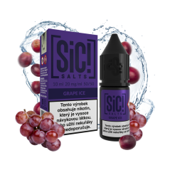 06 E-liquid Sic! Salts - Grape Ice 10ml 20mg